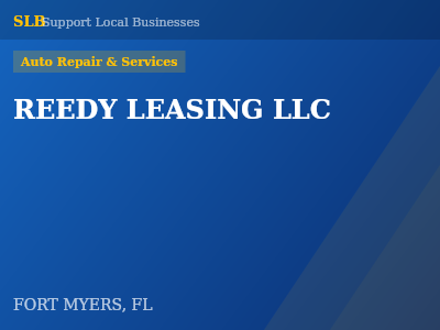 REEDY LEASING LLC — Auto Repair & Services in FORT MYERS, FL