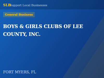 BOYS & GIRLS CLUBS OF LEE COUNTY, INC. — General Business in FORT MYERS, FL