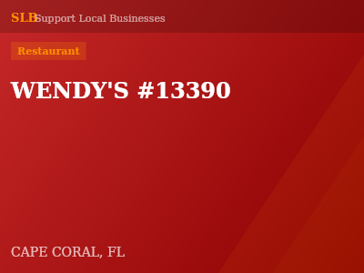 WENDY'S #13390 — Restaurant in CAPE CORAL, FL
