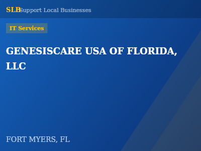 GENESISCARE USA OF FLORIDA, LLC — IT Services in FORT MYERS, FL