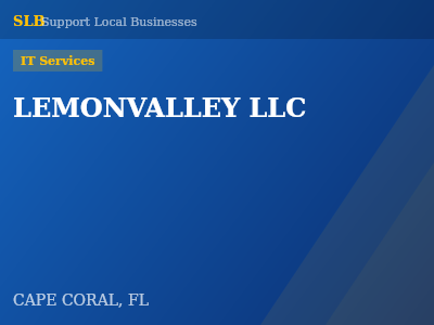 LEMONVALLEY LLC — IT Services in CAPE CORAL, FL