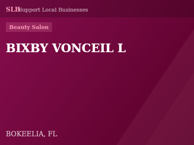BIXBY VONCEIL L — Beauty Salon in BOKEELIA, FL