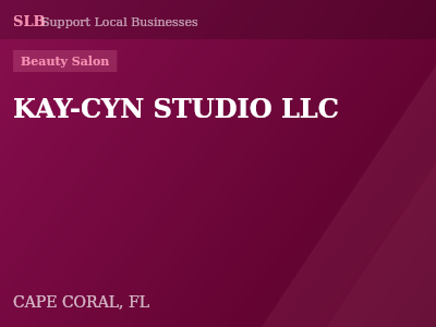 KAY-CYN STUDIO LLC — Beauty Salon in CAPE CORAL, FL