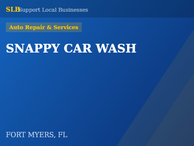 SNAPPY CAR WASH — Auto Repair & Services in FORT MYERS, FL
