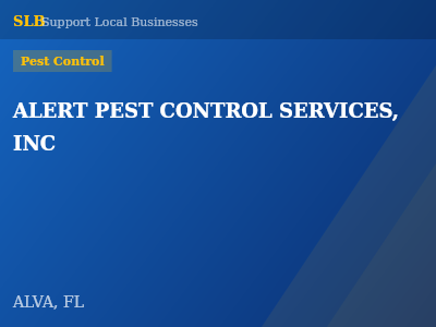 ALERT PEST CONTROL SERVICES, INC — Pest Control in ALVA, FL