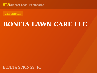 BONITA LAWN CARE LLC — Contractor in BONITA SPRINGS, FL