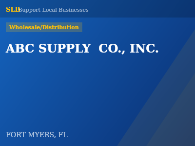 ABC SUPPLY  CO., INC. — Wholesale/Distribution in FORT MYERS, FL