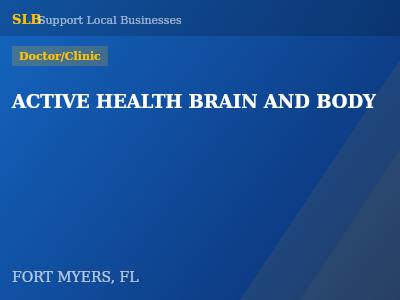 ACTIVE HEALTH BRAIN AND BODY — Doctor/Clinic in FORT MYERS, FL