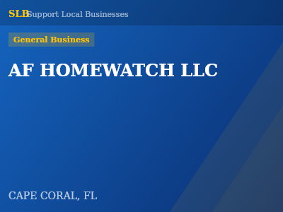 AF HOMEWATCH LLC — General Business in CAPE CORAL, FL