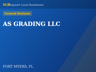AS GRADING LLC — General Business in FORT MYERS, FL