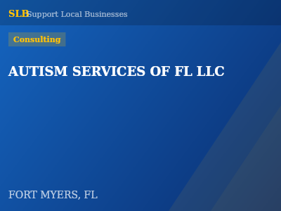 AUTISM SERVICES OF FL LLC — Consulting in FORT MYERS, FL