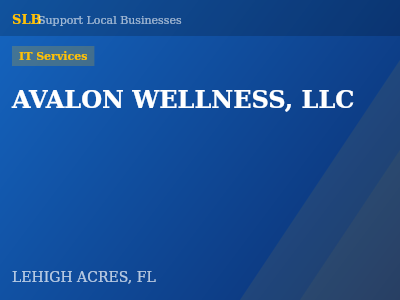 AVALON WELLNESS, LLC — IT Services in LEHIGH ACRES, FL