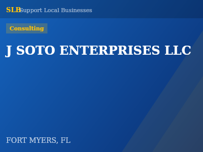 J SOTO ENTERPRISES LLC — Consulting in FORT MYERS, FL