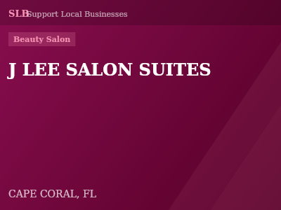 J LEE SALON SUITES — Beauty Salon in CAPE CORAL, FL