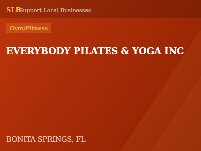 EVERYBODY PILATES & YOGA INC — Gym/Fitness in BONITA SPRINGS, FL