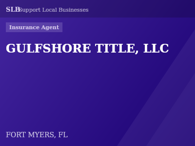 GULFSHORE TITLE, LLC — Insurance Agent in FORT MYERS, FL