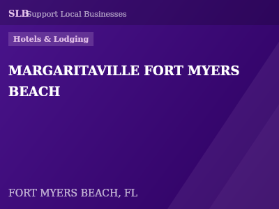 MARGARITAVILLE FORT MYERS BEACH — Hotels & Lodging in FORT MYERS BEACH, FL