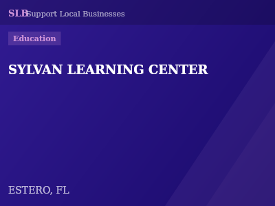SYLVAN LEARNING CENTER — Education in ESTERO, FL