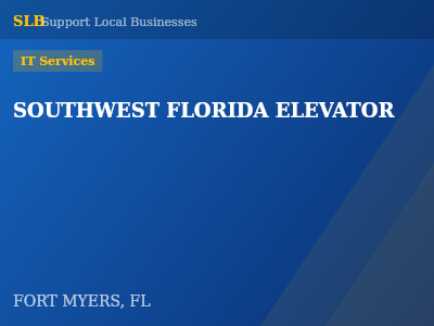 SOUTHWEST FLORIDA ELEVATOR — IT Services in FORT MYERS, FL