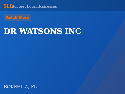 DR WATSONS INC — Retail Store in BOKEELIA, FL
