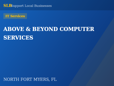 ABOVE & BEYOND COMPUTER SERVICES — IT Services in NORTH FORT MYERS, FL