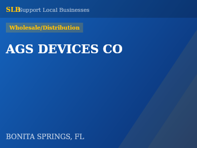 AGS DEVICES CO — Wholesale/Distribution in BONITA SPRINGS, FL