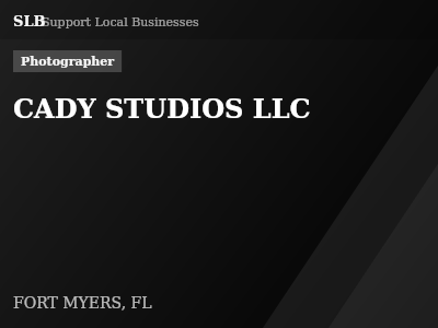 CADY STUDIOS LLC — Photographer in FORT MYERS, FL