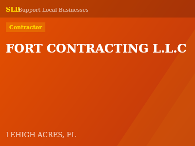 FORT CONTRACTING L.L.C — Contractor in LEHIGH ACRES, FL