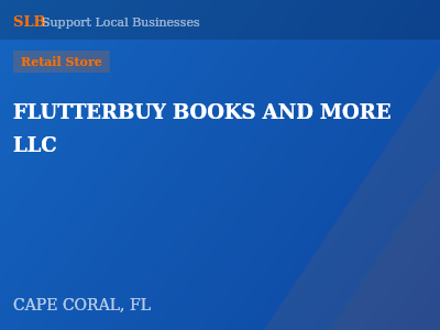 FLUTTERBUY BOOKS AND MORE LLC — Retail Store in CAPE CORAL, FL