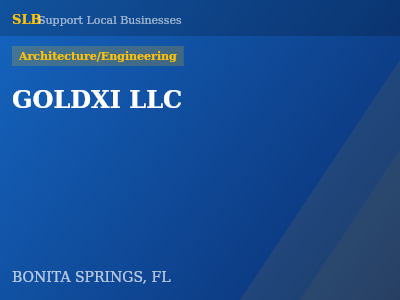 GOLDXI LLC — Architecture/Engineering in BONITA SPRINGS, FL