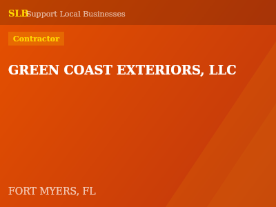 GREEN COAST EXTERIORS, LLC — Contractor in FORT MYERS, FL
