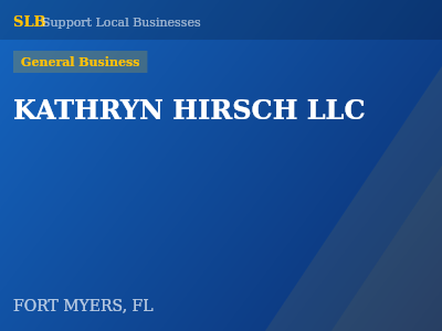KATHRYN HIRSCH LLC — General Business in FORT MYERS, FL