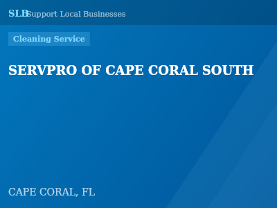 SERVPRO OF CAPE CORAL SOUTH — Cleaning Service in CAPE CORAL, FL