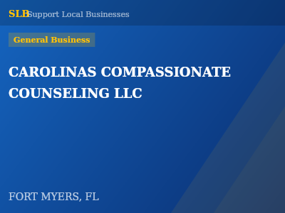 CAROLINAS COMPASSIONATE COUNSELING LLC — General Business in FORT MYERS, FL