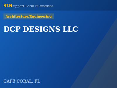 DCP DESIGNS LLC — Architecture/Engineering in CAPE CORAL, FL
