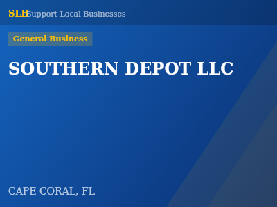 SOUTHERN DEPOT LLC — General Business in CAPE CORAL, FL