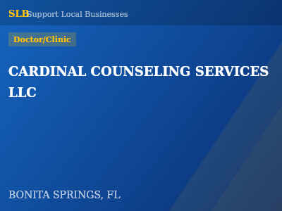 CARDINAL COUNSELING SERVICES LLC — Doctor/Clinic in BONITA SPRINGS, FL