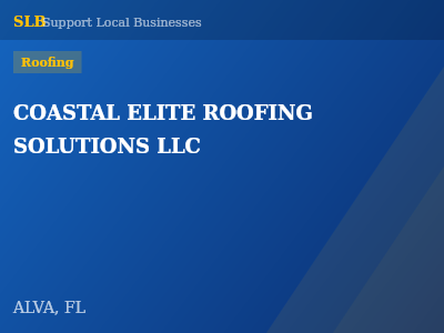 COASTAL ELITE ROOFING SOLUTIONS LLC — Roofing in ALVA, FL