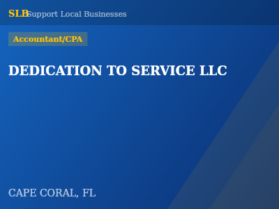 DEDICATION TO SERVICE LLC — Accountant/CPA in CAPE CORAL, FL