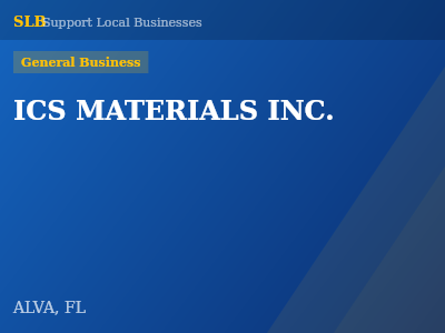 ICS MATERIALS INC. — General Business in ALVA, FL