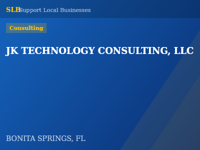 JK TECHNOLOGY CONSULTING, LLC — Consulting in BONITA SPRINGS, FL