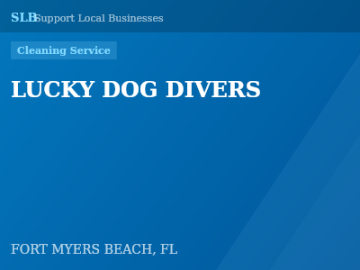 LUCKY DOG DIVERS — Cleaning Service in FORT MYERS BEACH, FL