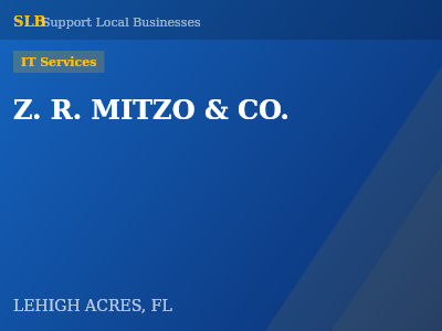 Z. R. MITZO & CO. — IT Services in LEHIGH ACRES, FL