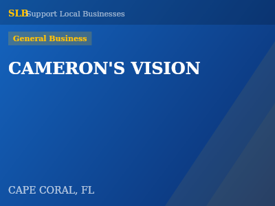 CAMERON'S VISION — General Business in CAPE CORAL, FL