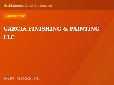 GARCIA FINISHING & PAINTING LLC — Contractor in FORT MYERS, FL