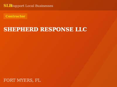 SHEPHERD RESPONSE LLC — Contractor in FORT MYERS, FL