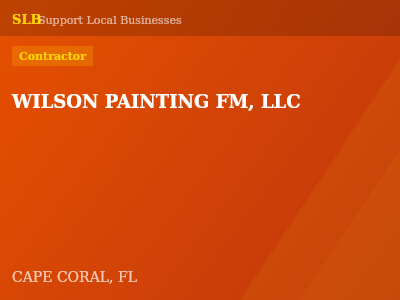 WILSON PAINTING FM, LLC — Contractor in CAPE CORAL, FL