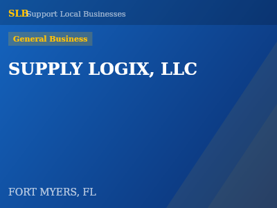 SUPPLY LOGIX, LLC — General Business in FORT MYERS, FL