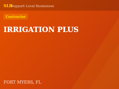 IRRIGATION PLUS — Contractor in FORT MYERS, FL