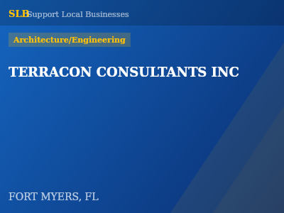 TERRACON CONSULTANTS INC — Architecture/Engineering in FORT MYERS, FL